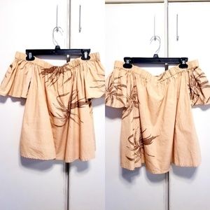 Kealopiko po'ohiwi iti - off the shoulder top